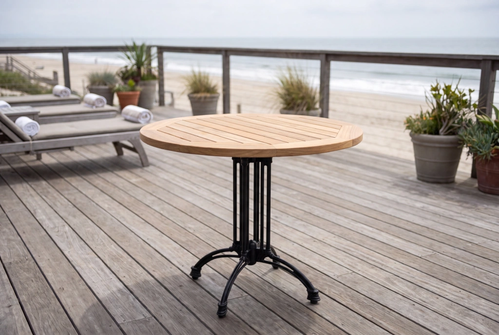 TK-TP Teak Tops – Round setting