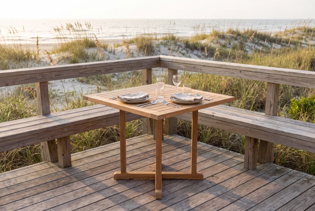 TK-TP Teak Tops – Square setting