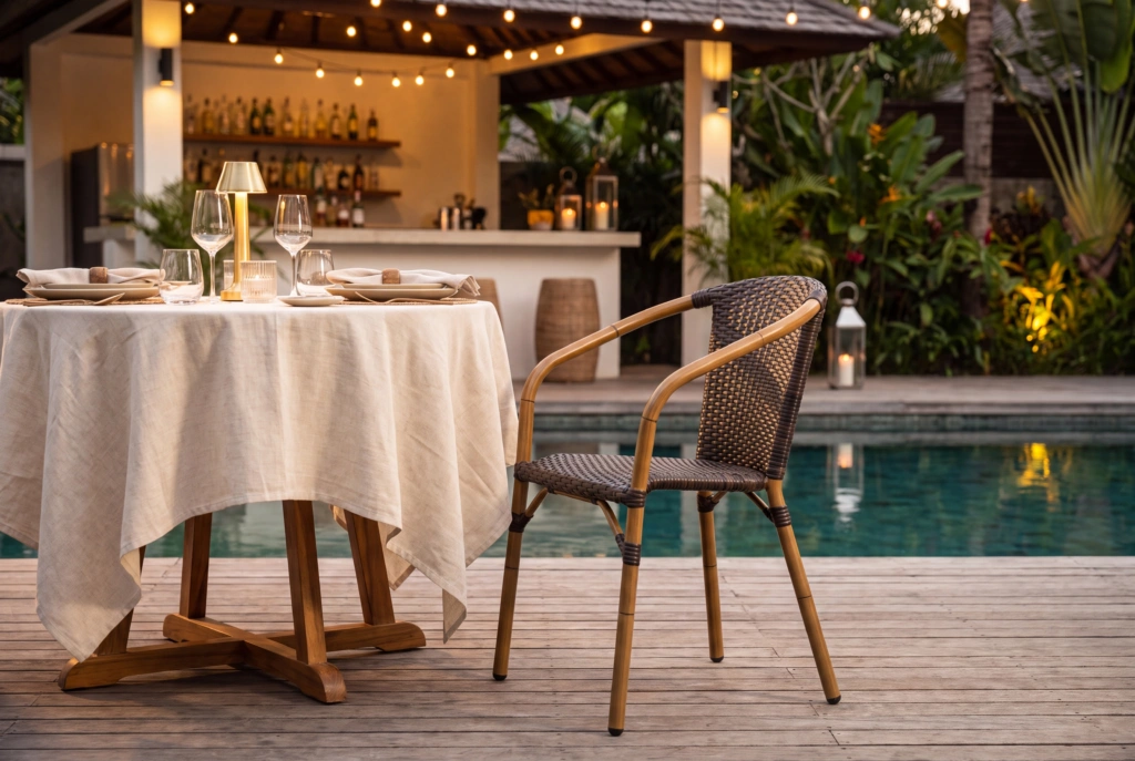 Cafe A setting