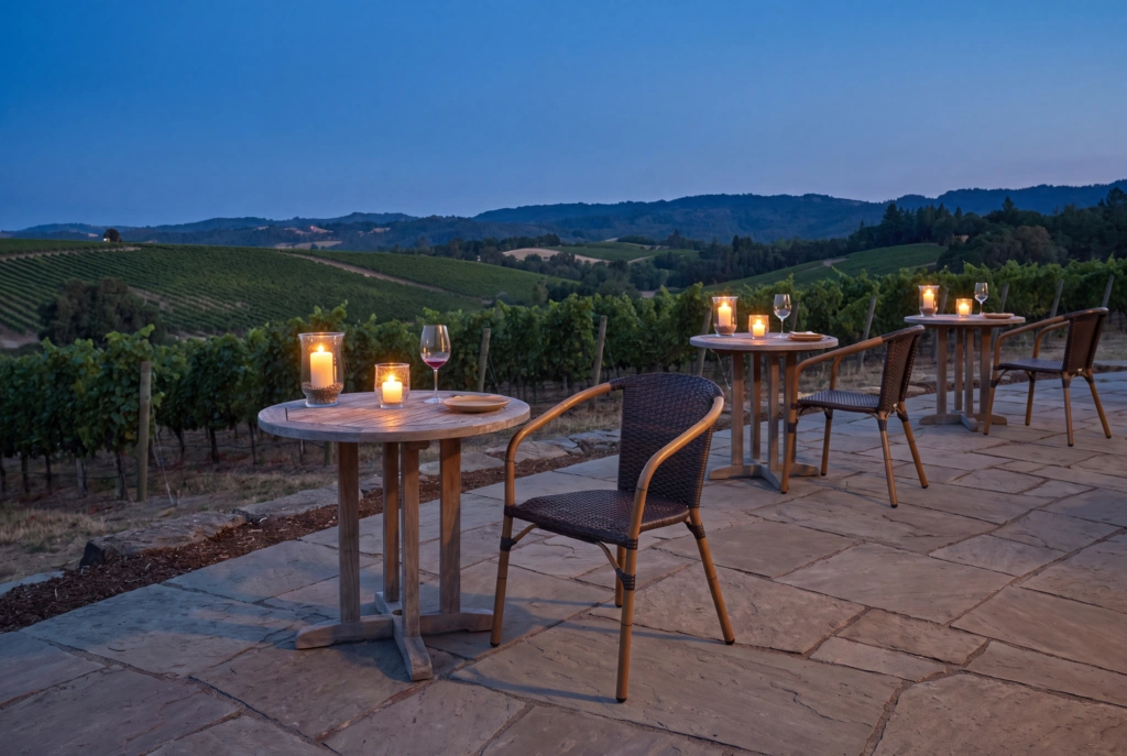 Cafe A setting