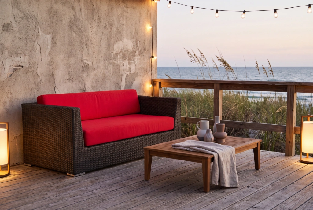 Crystal Beach 2-Seat Sofa setting