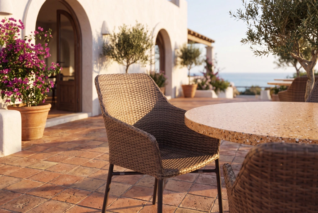 Madeira A – Narrow Wicker setting