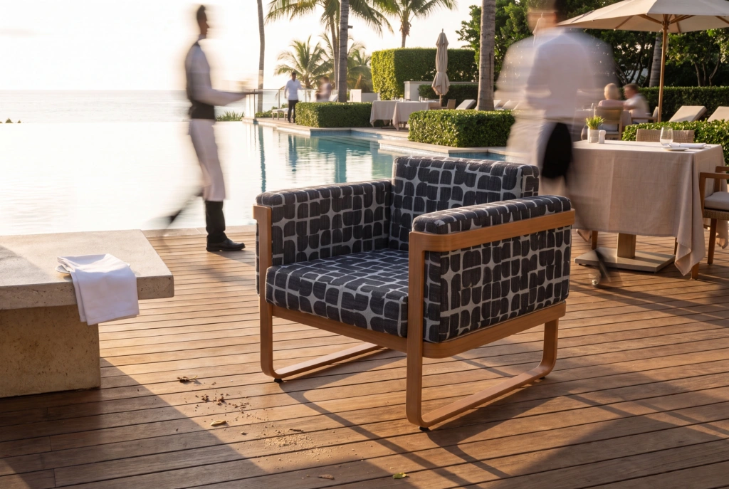 Palm Beach Lounge Armchair setting