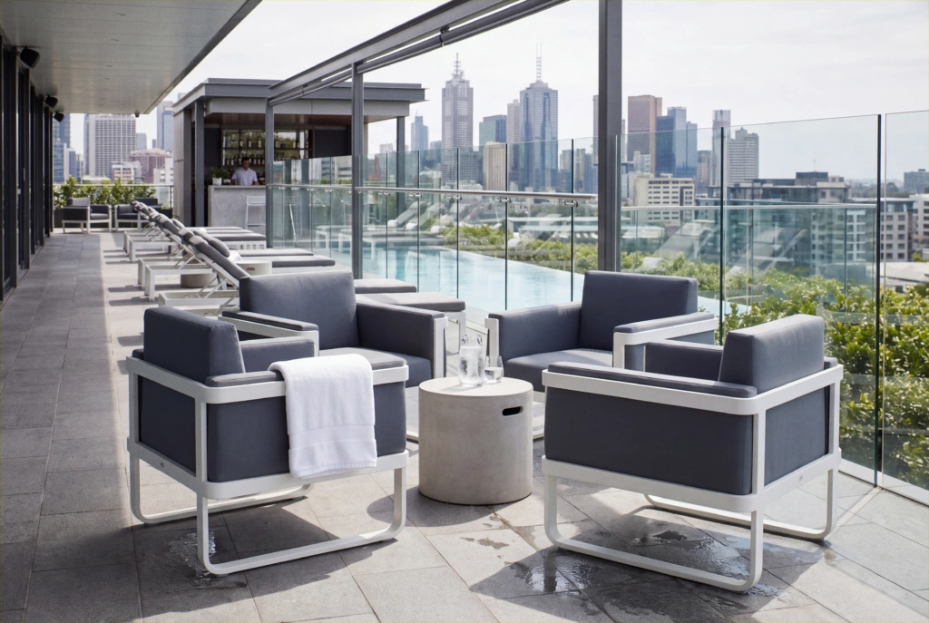 Palm Beach Lounge Armchair setting