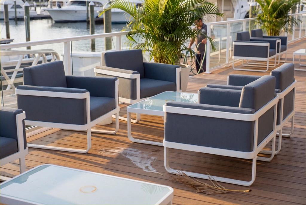 Palm Beach Lounge Armchair setting