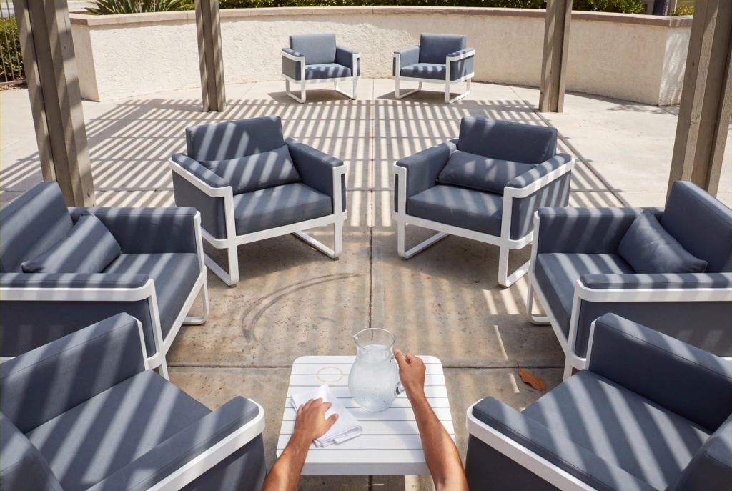 Palm Beach Lounge Armchair setting