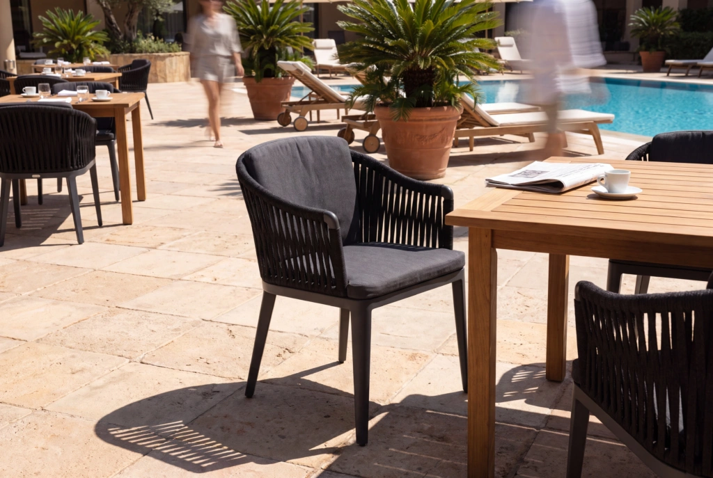 Vero Beach Dining Armchair setting
