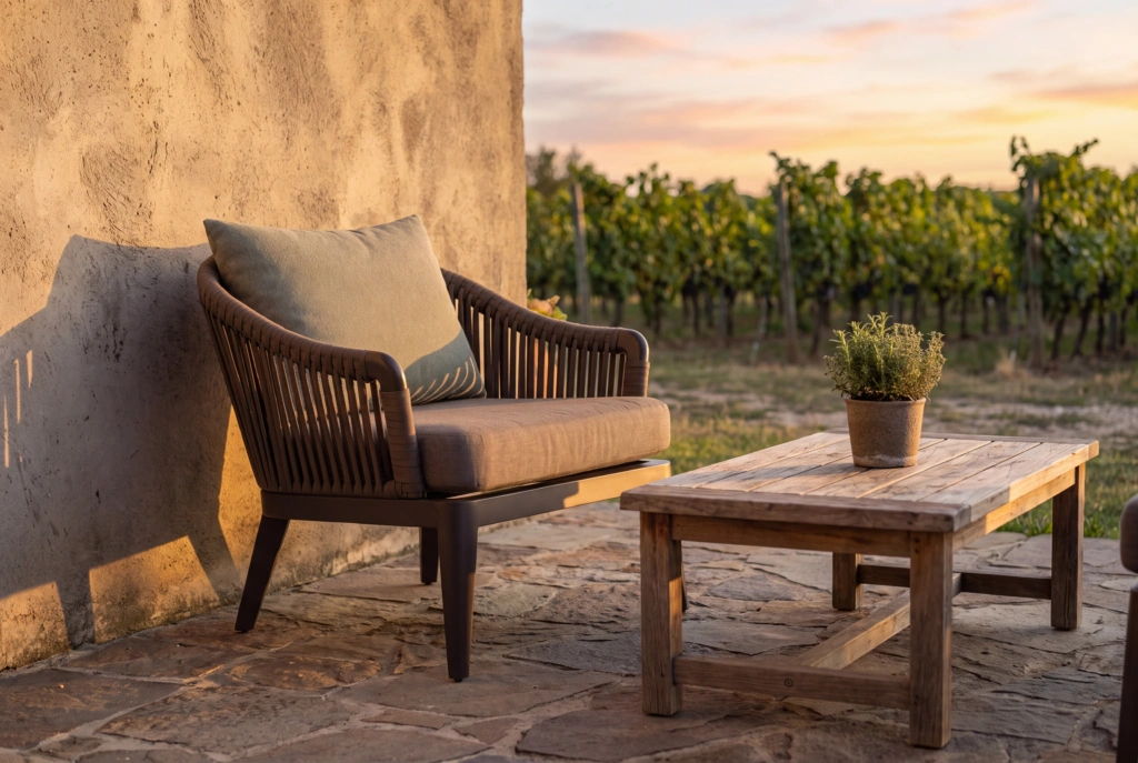 Vero Beach Lounge Armchair setting