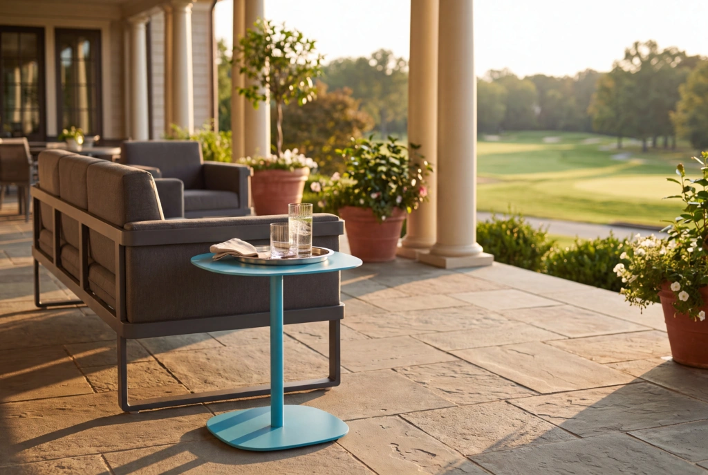Palm Beach Side Table setting