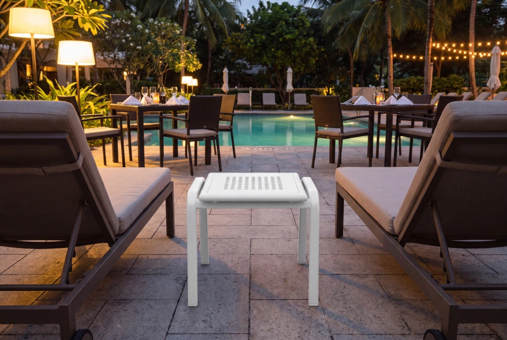Redington End Table setting