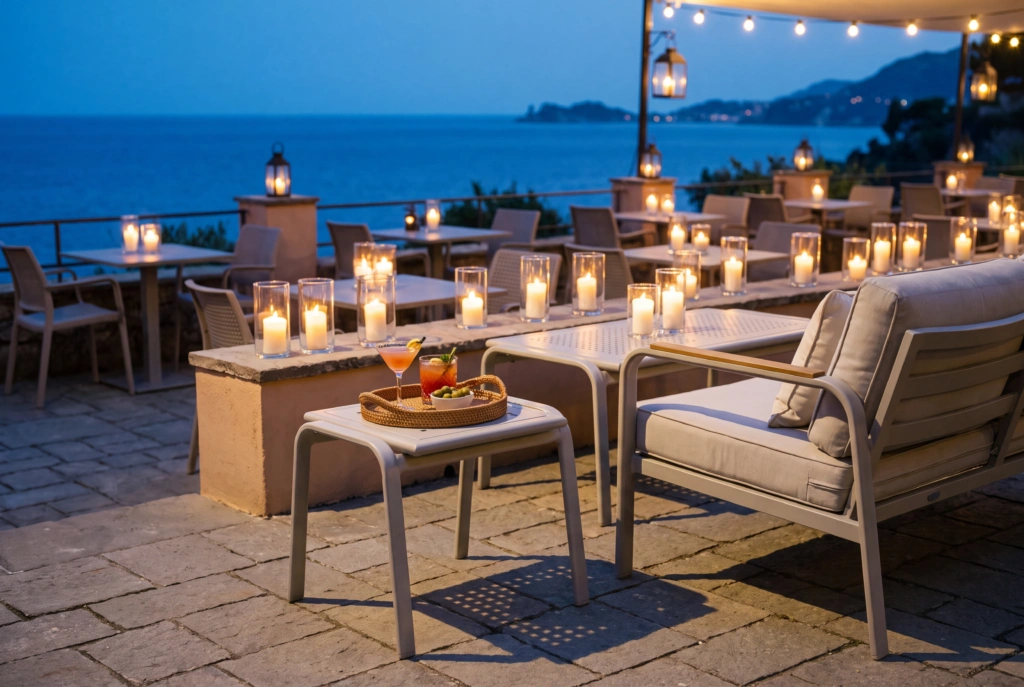 Redington End Table setting