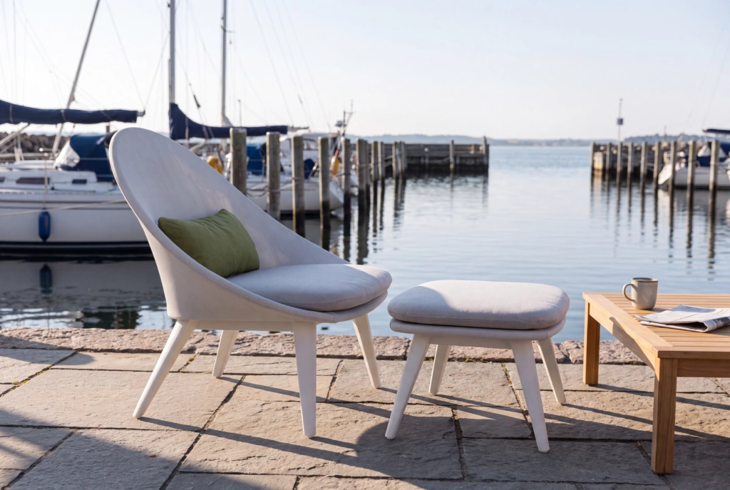 Monaco Lounge Armchair Tex setting