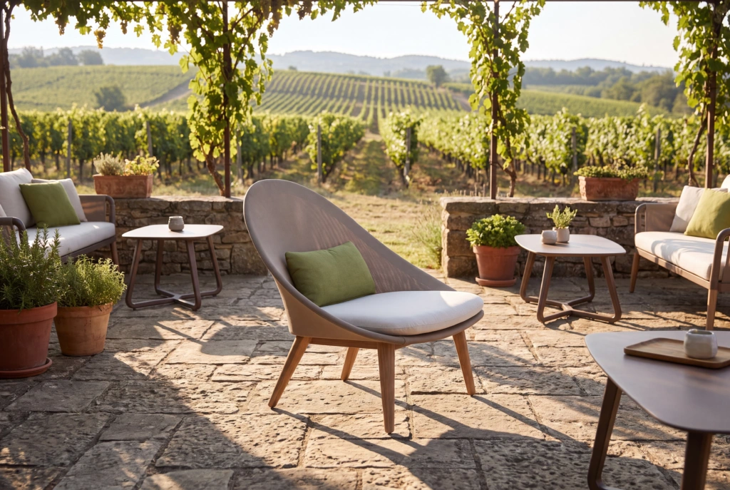Monaco Lounge Armchair Tex setting