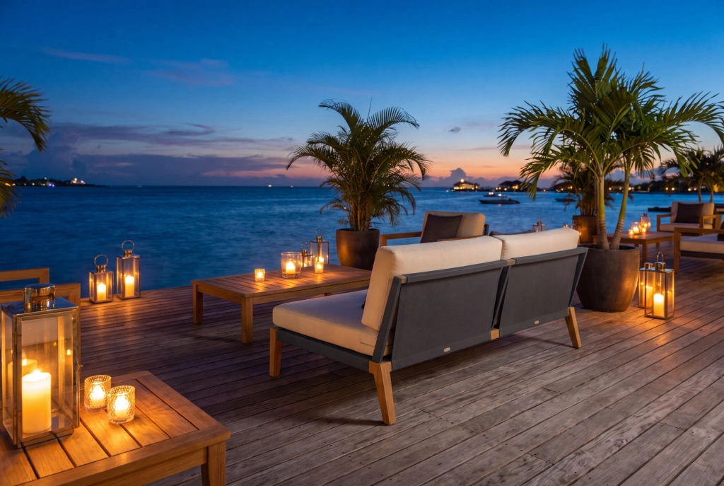 Monaco Lounge Footrest Tex setting