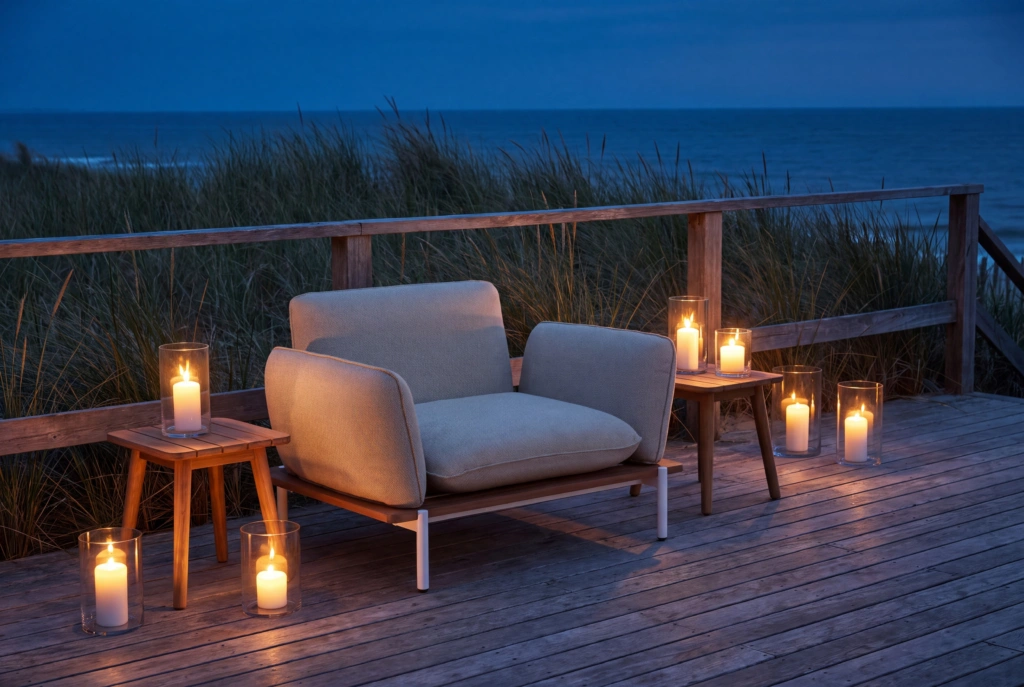 Pillow Lounge Armchair setting