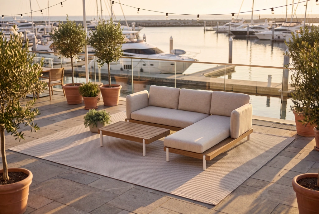 Pillow Lounge Armchair setting
