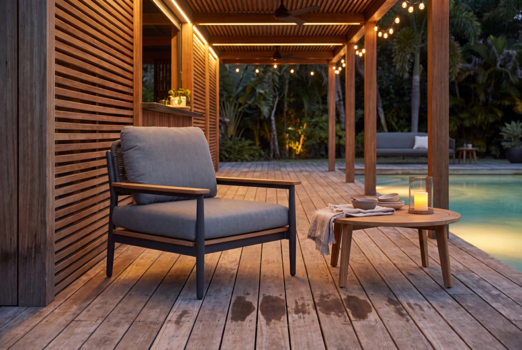 Rugby Lounge Armchair setting