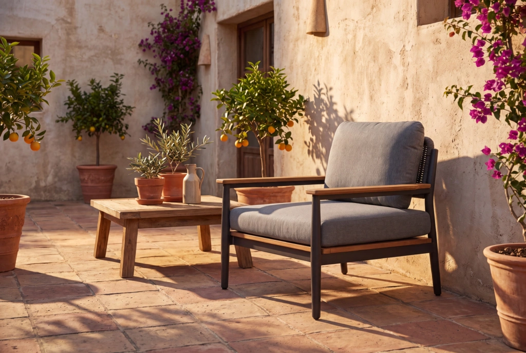 Rugby Lounge Armchair setting