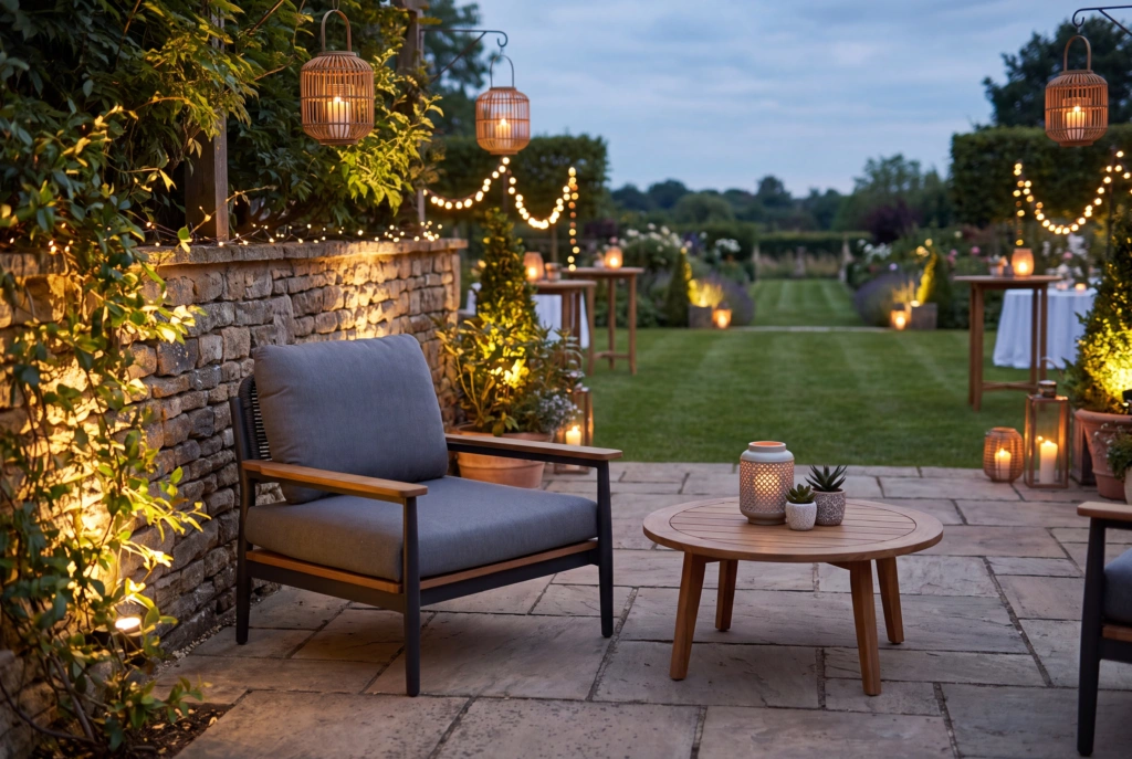 Rugby Lounge Armchair setting