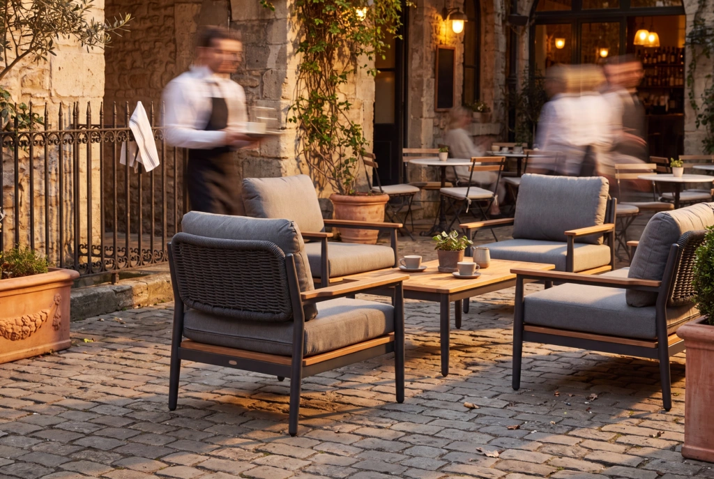 Rugby Lounge Armchair setting