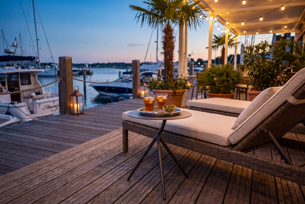 Vero Beach Side Table setting
