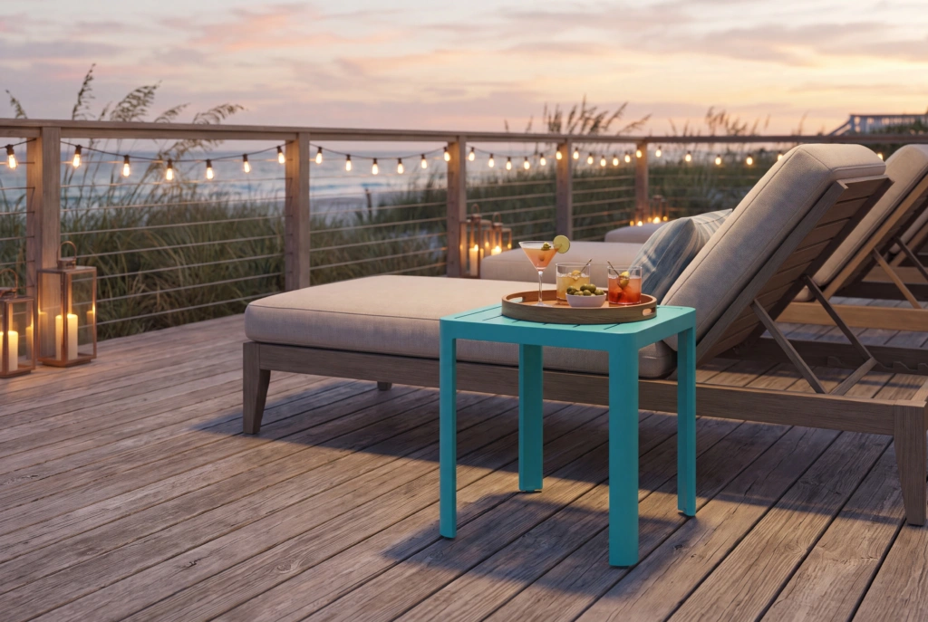 Vero Beach Side Table setting