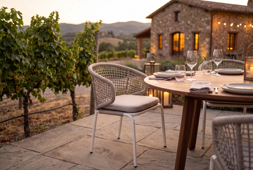Fiji Dining Armchair setting