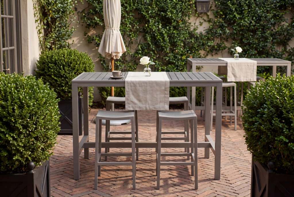 Teak Inlay Table BH setting