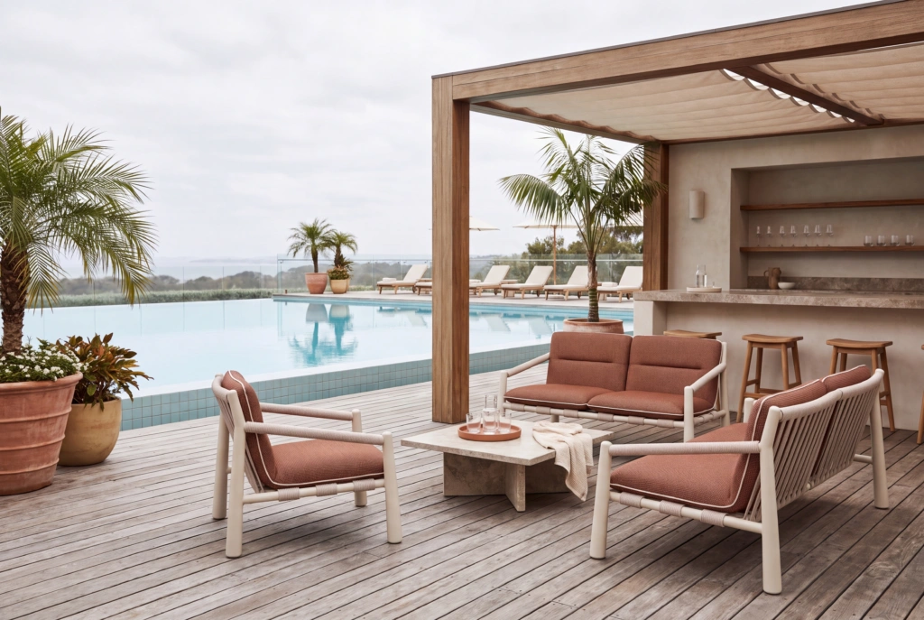 Bali Lounge Armchair setting