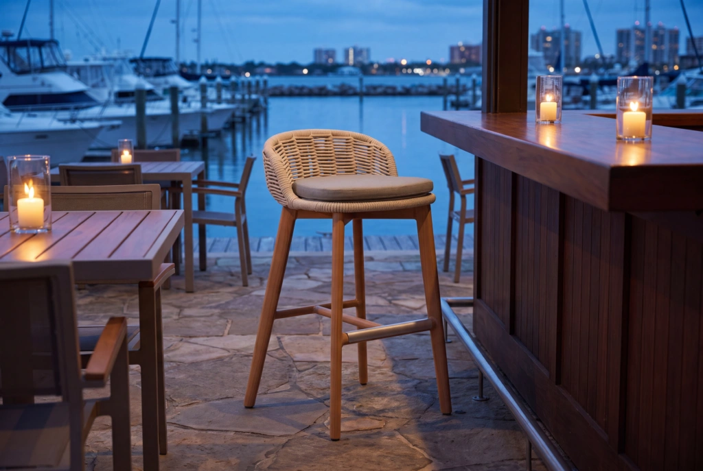 Bagel Barstool setting