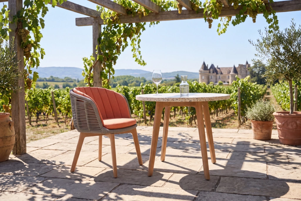 Bagel Dining Armchair setting