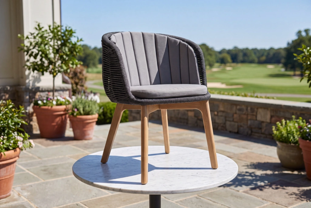Bagel Dining Armchair setting