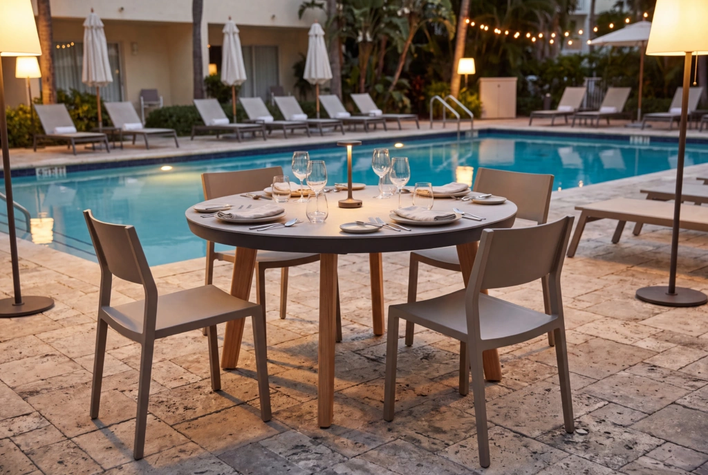 Bagel Extendable Table setting
