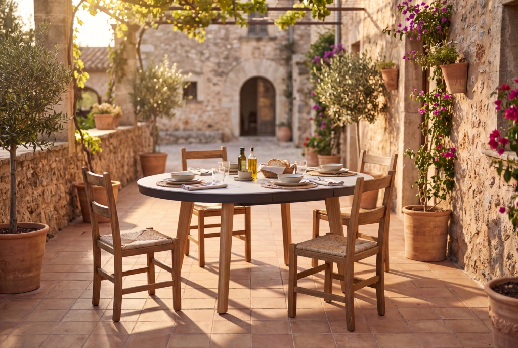 Bagel Extendable Table setting