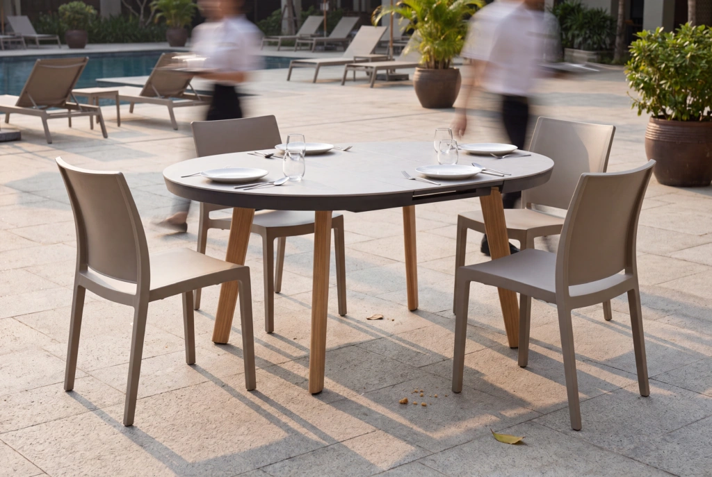 Bagel Extendable Table setting