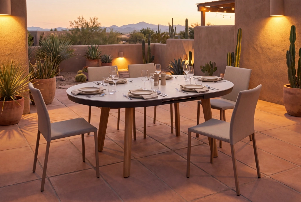 Bagel Extendable Table setting