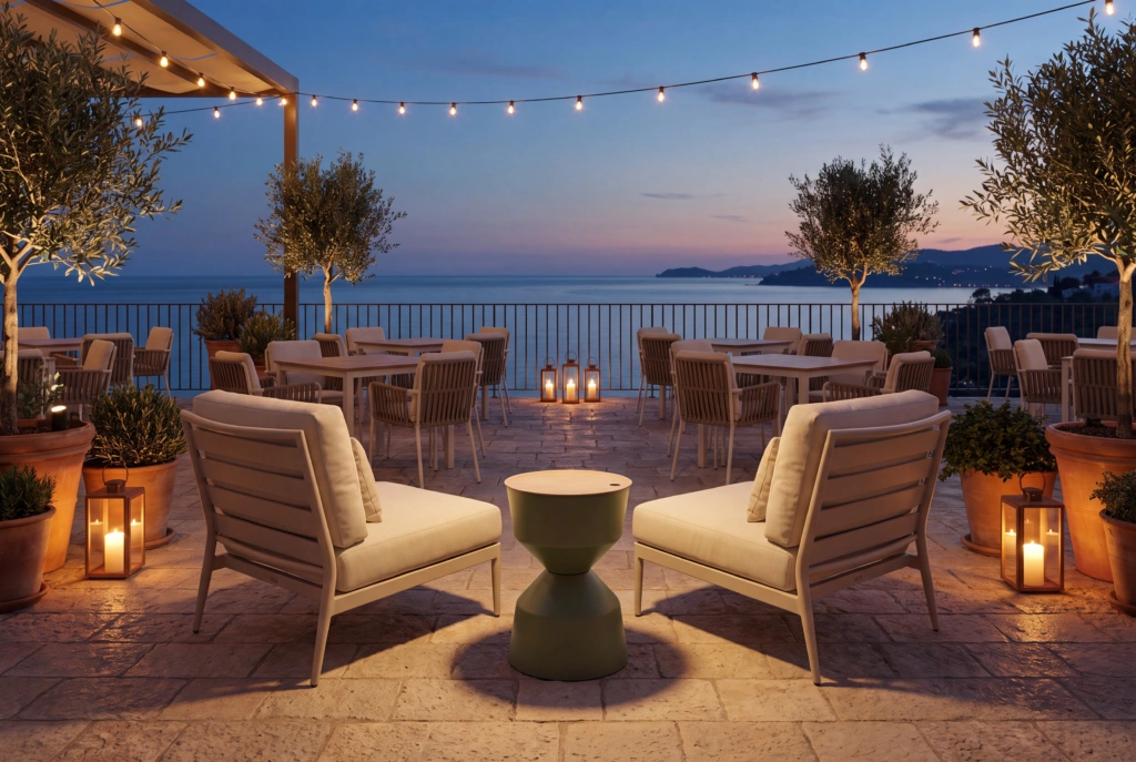 Balance Side Table setting