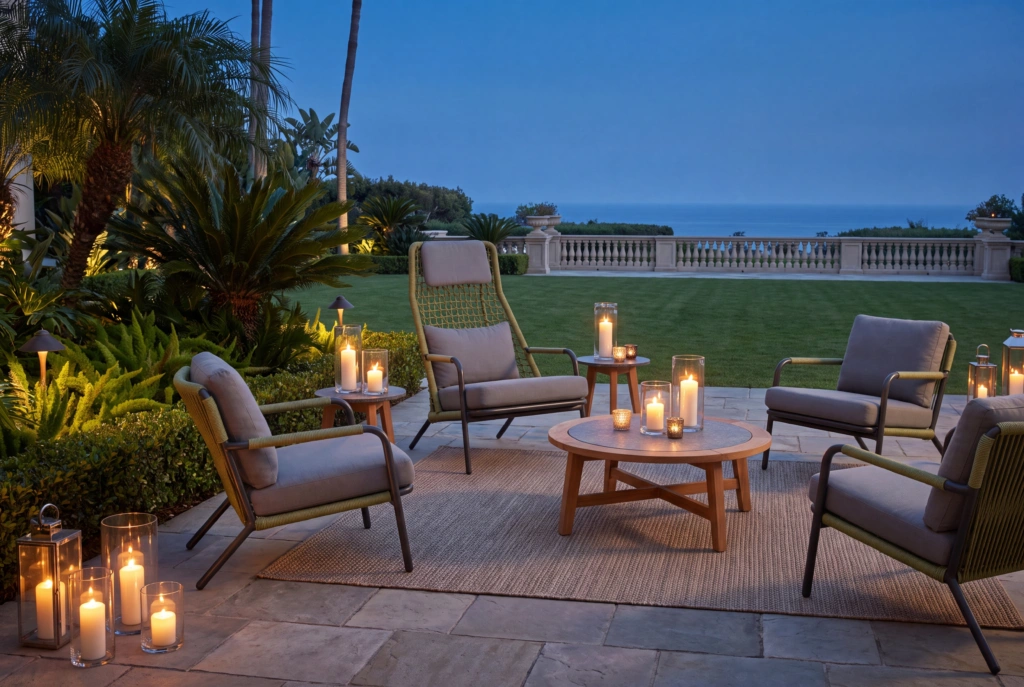 Banyantree Highback Lounge Armchair setting