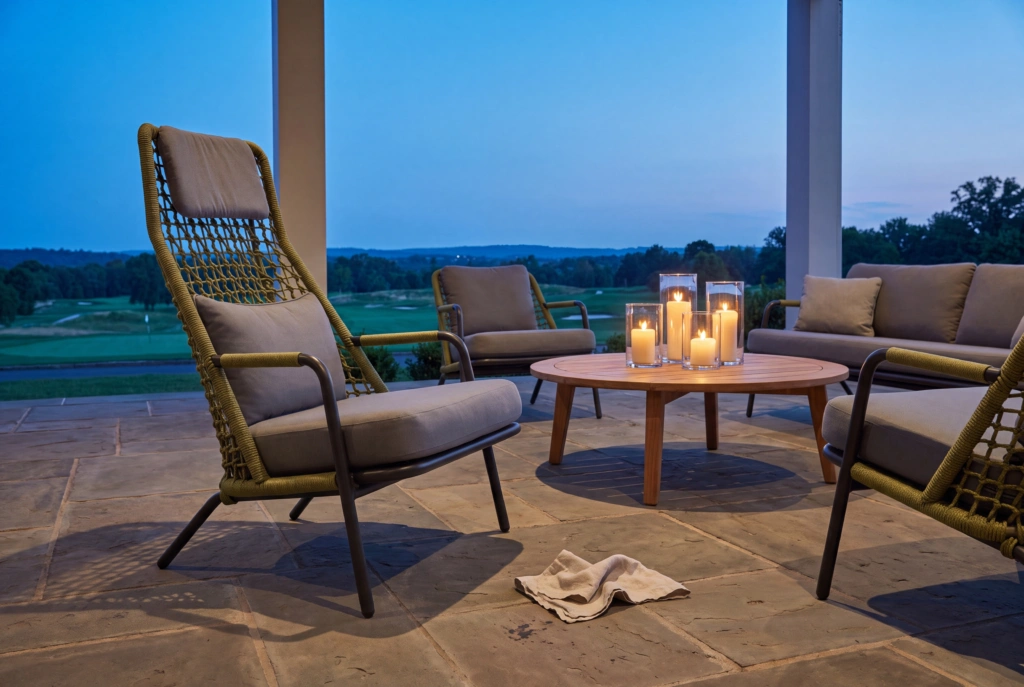 Banyantree Highback Lounge Armchair setting