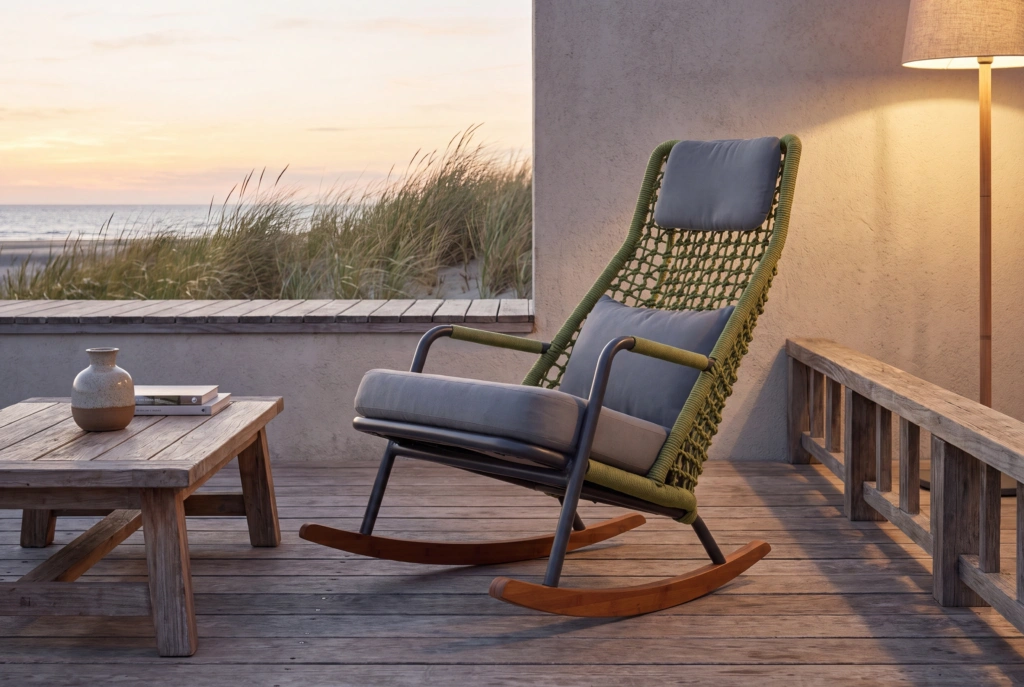 Banyantree Rocking Highback Lounge Armchair setting
