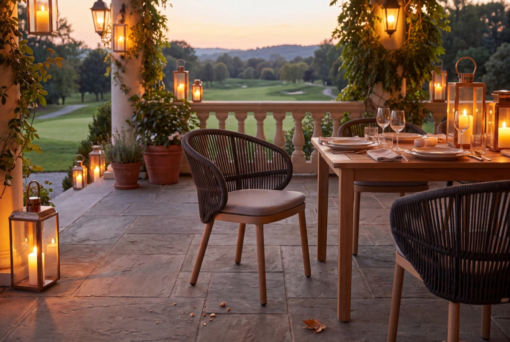 Jumbo Dining Armchair setting