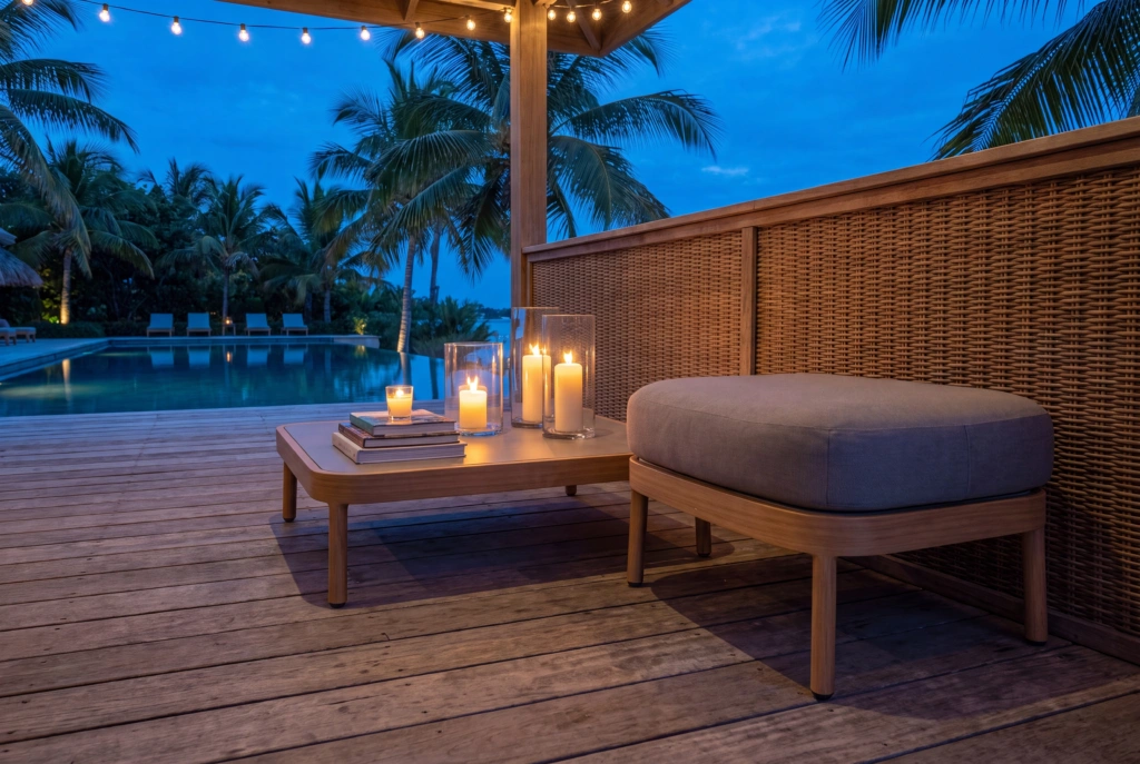 Jumbo Footstool setting