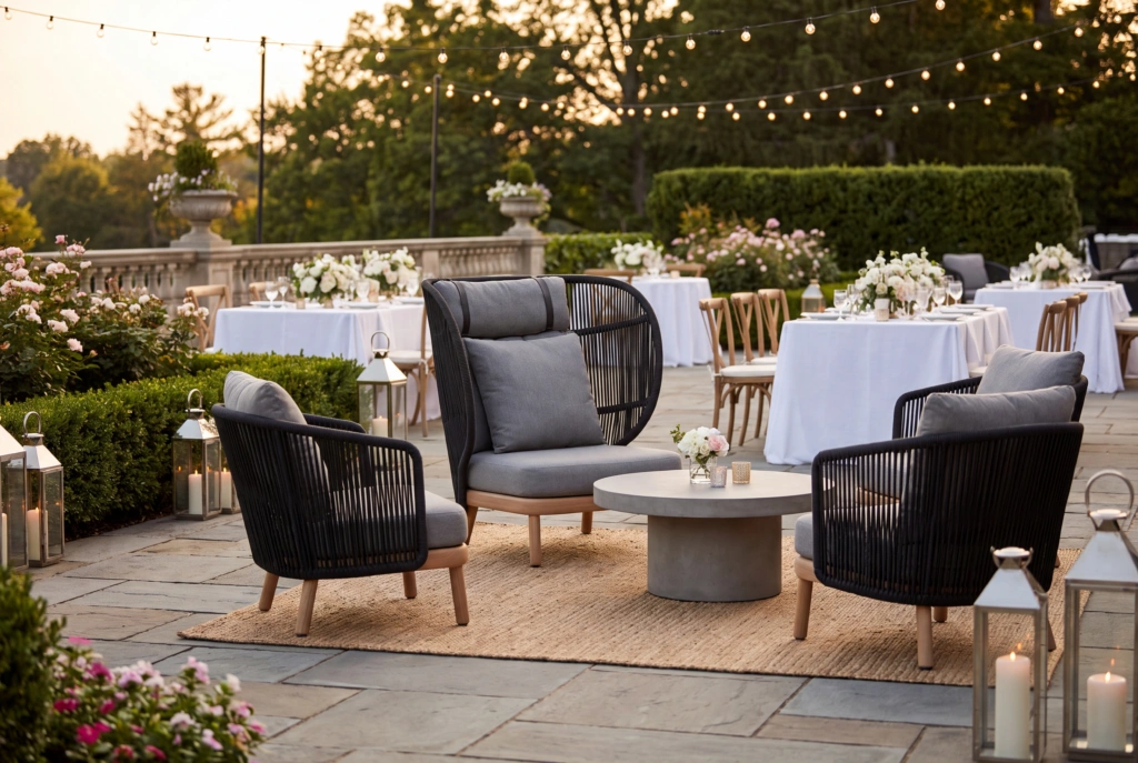Jumbo Highback Lounge Armchair setting