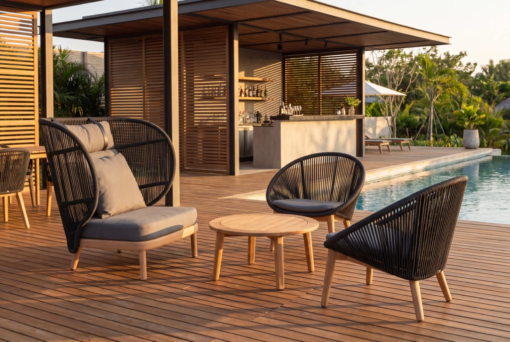 Jumbo Highback Lounge Armchair setting