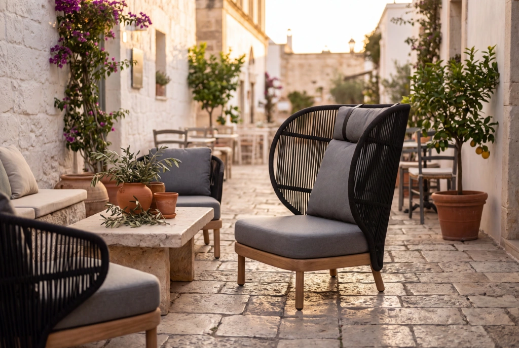 Jumbo Highback Lounge Armchair setting