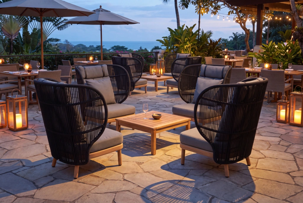Jumbo Highback Lounge Armchair setting