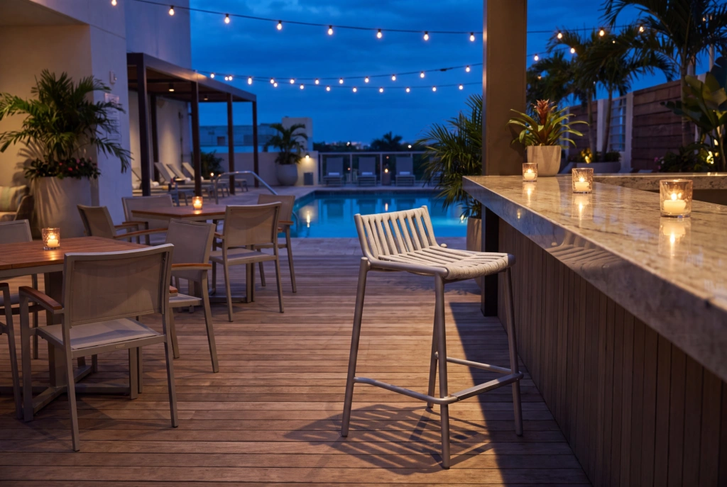 Loop Barstool setting