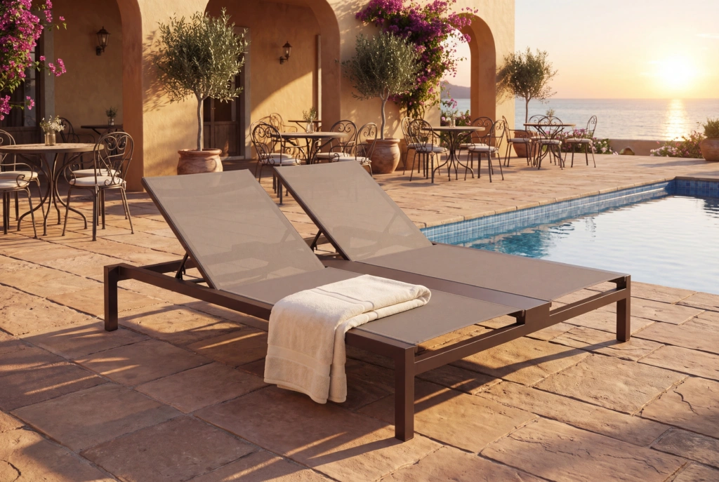 AL-5624 Sunlounger Double Tex setting