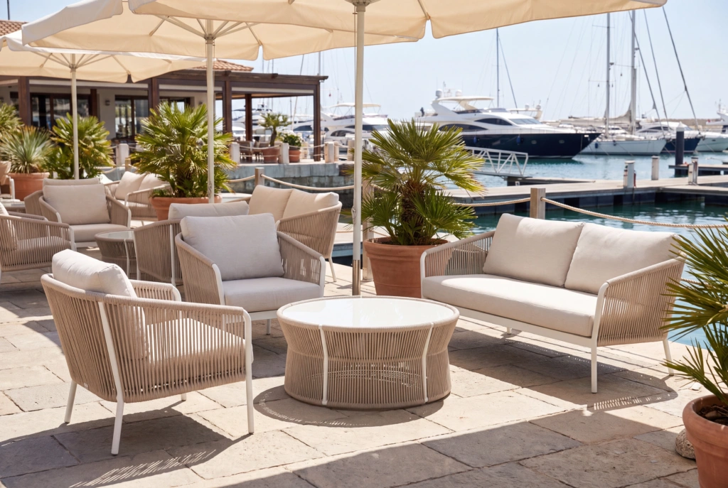Aruba Coffee Table setting