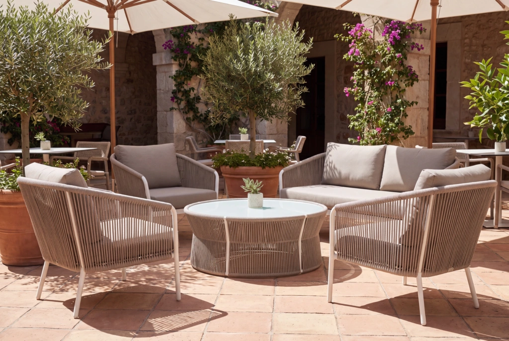 Aruba Coffee Table setting
